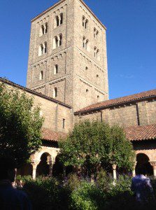 The Cloisters' Tower from the Cuxa Cloister.