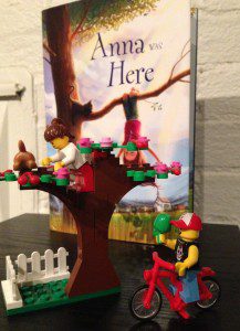 My interpretation of a scene in Anna Was Here, with LEGO minifigures.