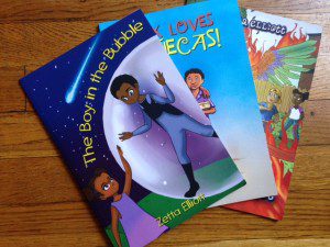 Three recent books by award-inning author and self-publishing advocate Zetta Elliott.