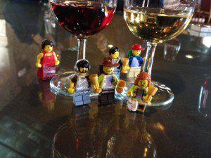 My Lego boozehounds enjoy their tour of the port wine caves.