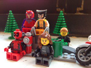 The Rogue Players, from left: Deadpool, Magneto, Wolverine, Rogue, Gambit.