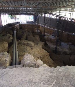 Excavating the Olisipo theater from Roman times.