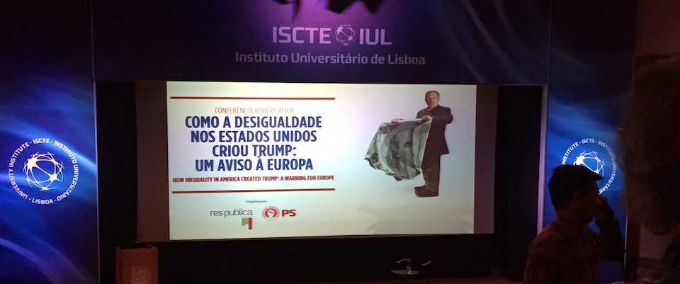 Read more about the article Robert Reich Speaks in Lisbon