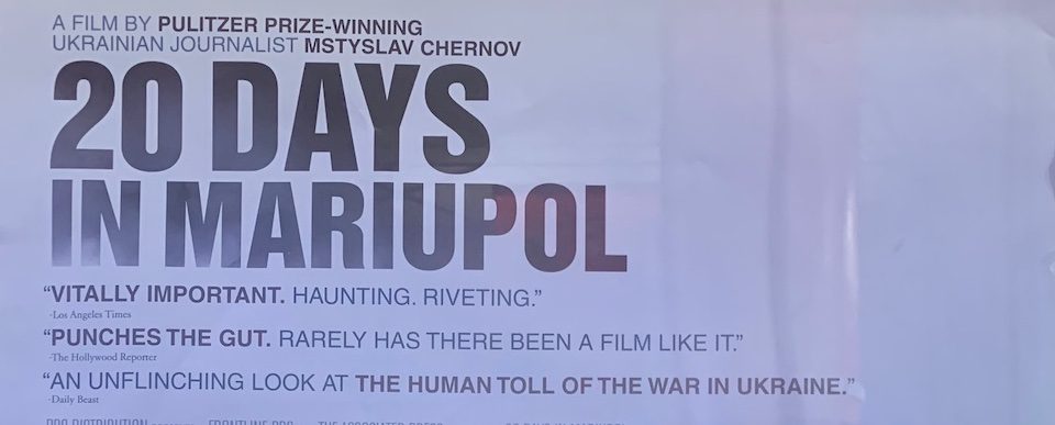 Read more about the article 20 Days in Mariupol: Guest Review by Walter Adamson